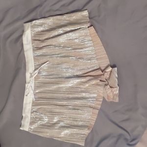 Victoria Secret gold pj shorts